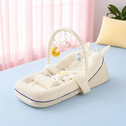 Baby crib | holder | luxury | elevation adjustment | toys