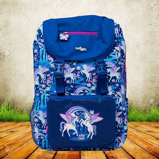 Big 18’’ Smiggle Two unicorns Backpack - Luxury Quality