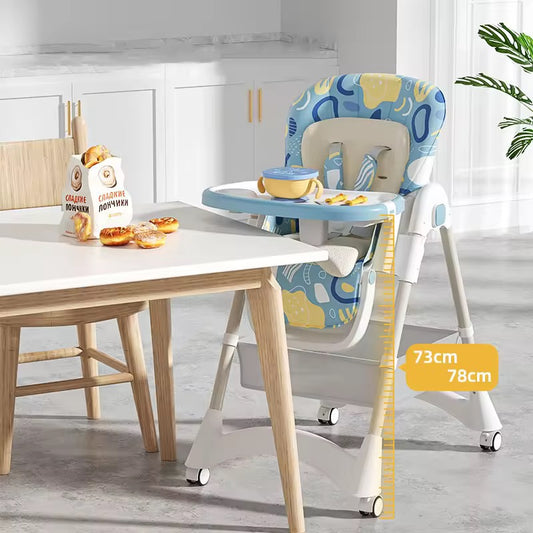 2 in 1 high chair with removable feeding tray | storage | luxury | adjustable