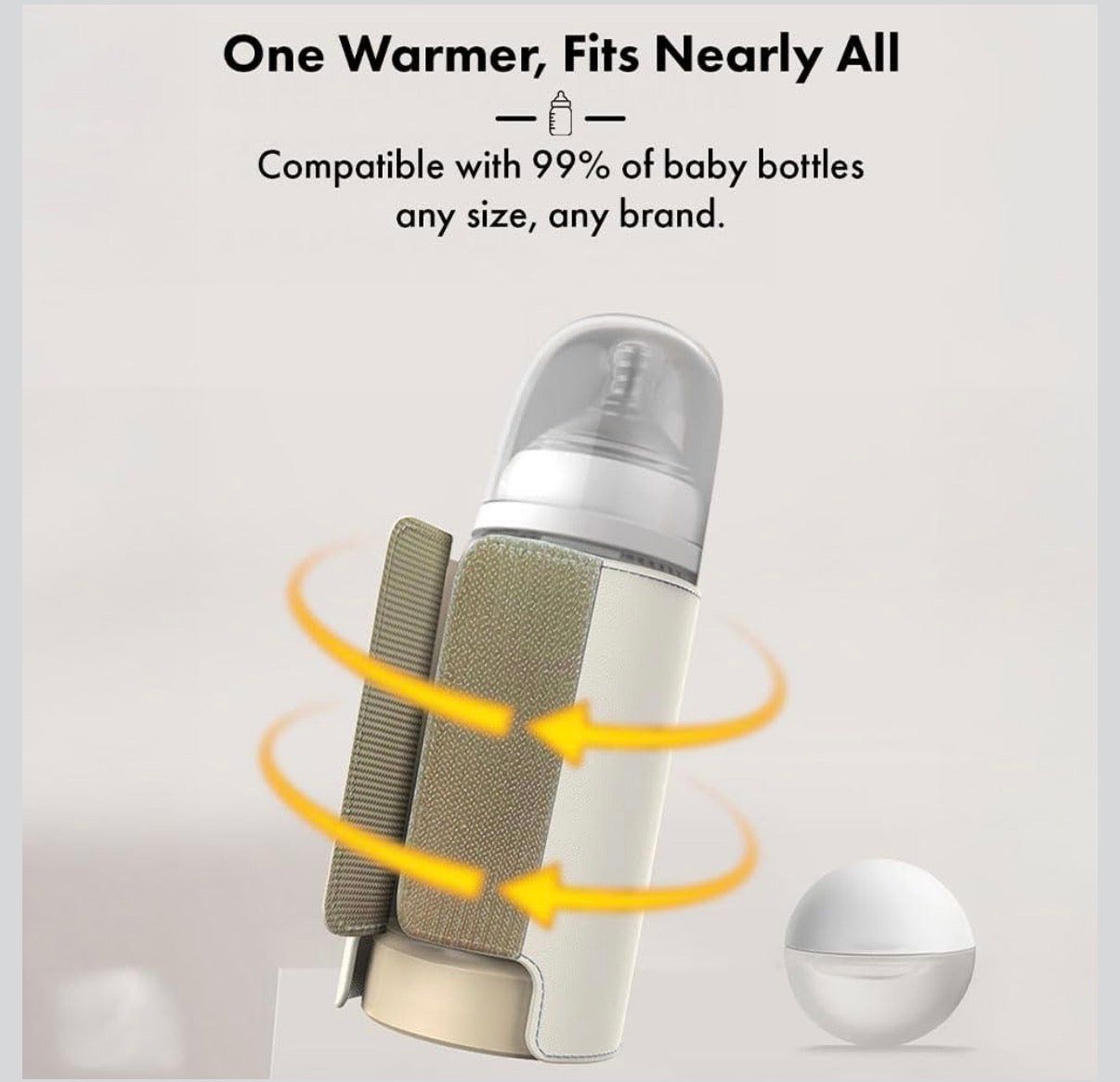 Portable Baby Bottle Warmer | type C | 6000 mah | LED