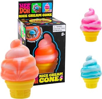 Nee doh- ice cream cone squishy toy