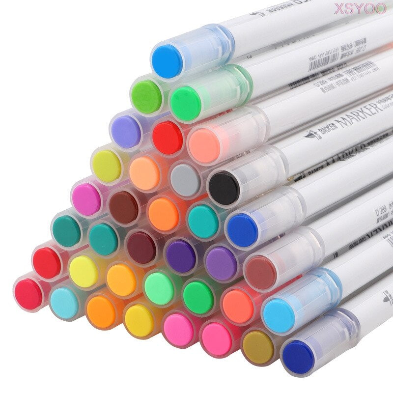 Baoke 18 shade dual tip markers