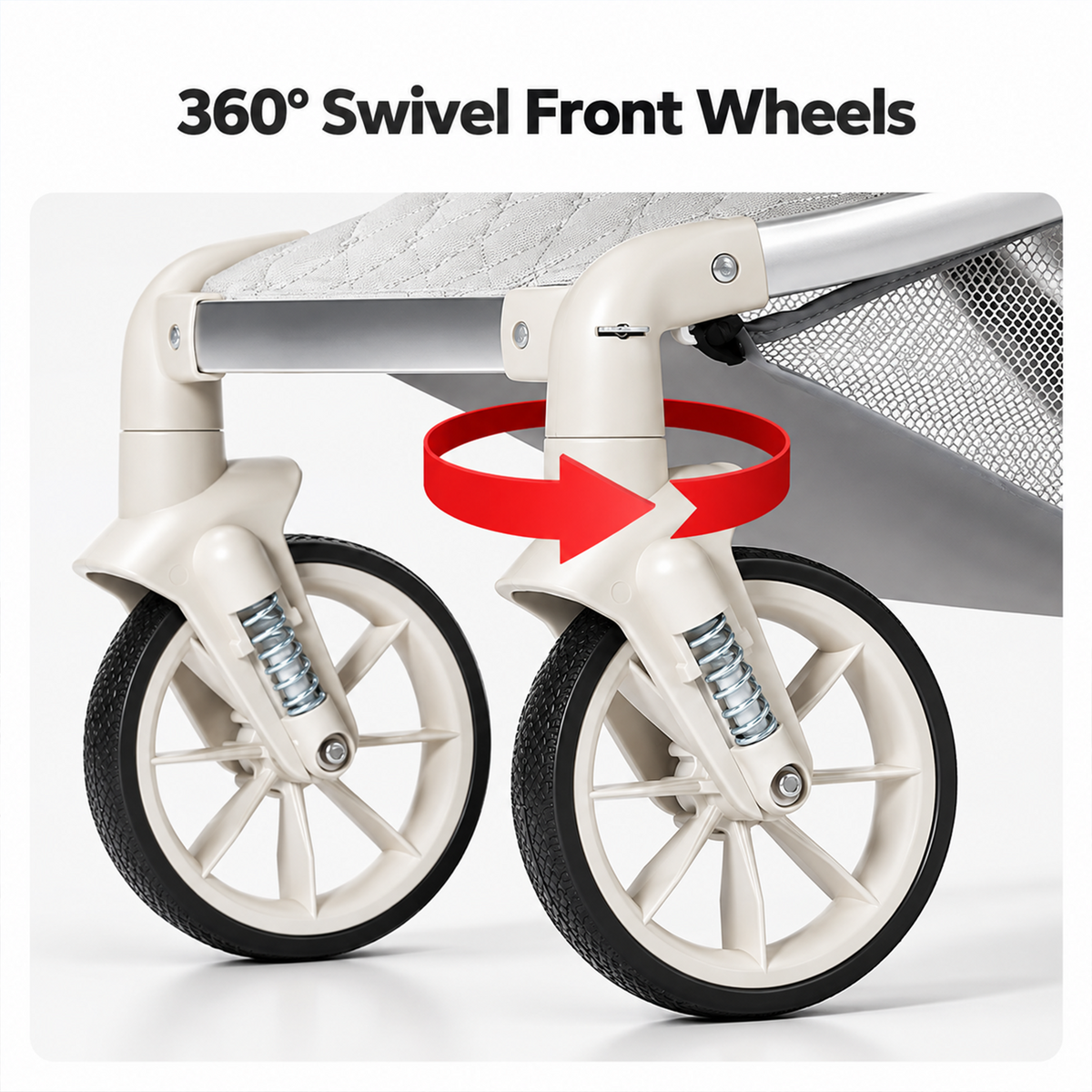 Kidspark Bellini baby stroller | High view reversible seat | All terrain wheels | sleekest design | luxury redefined