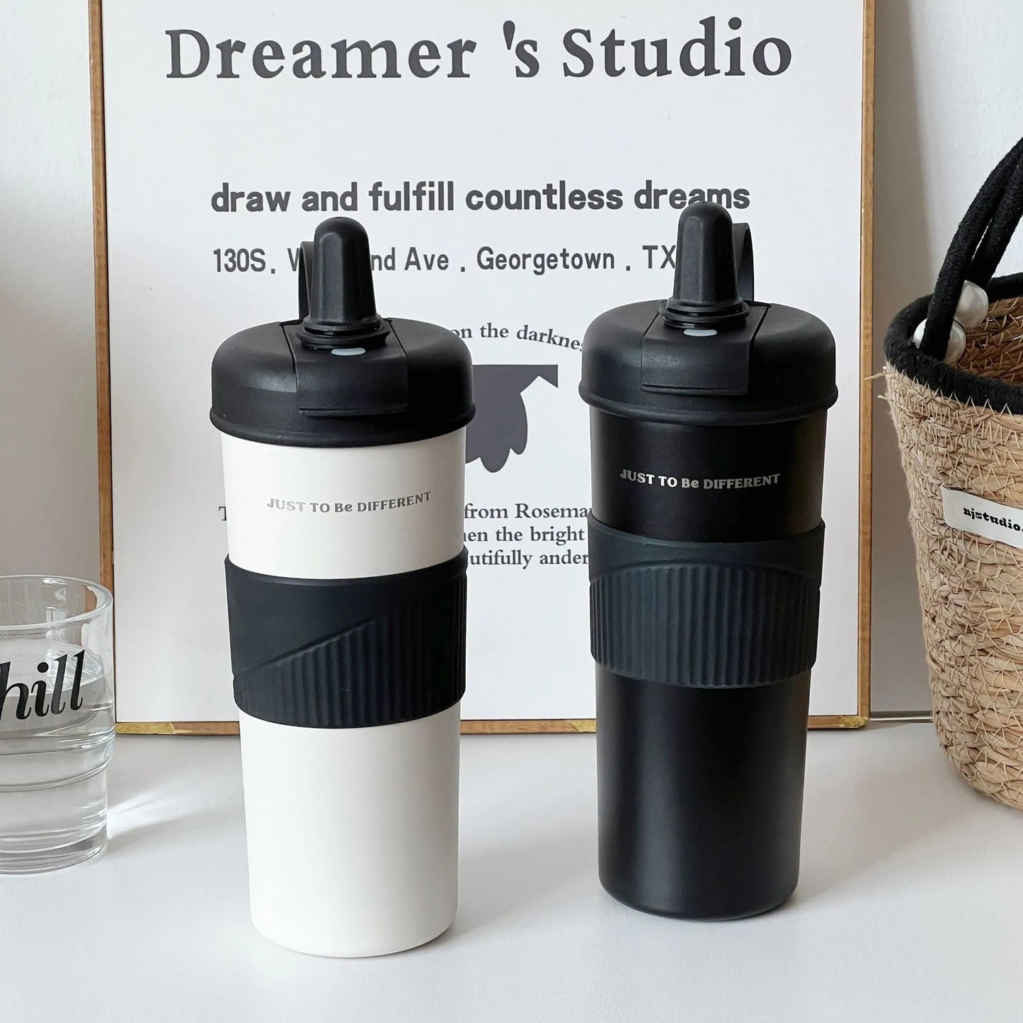 Just be different insulated steel water bottle