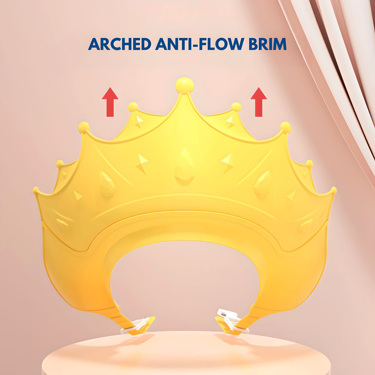 Crown baby shower cap | haircut | adjustable