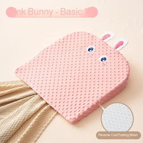 15° Incline Anti-Reflux Baby Lounger & Hip Support Cushion