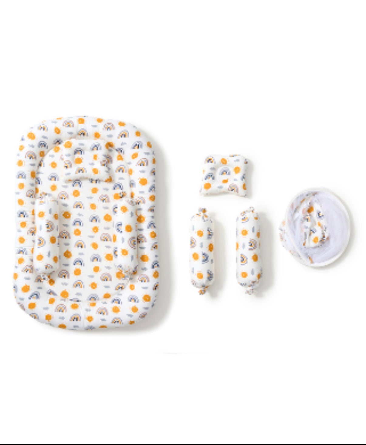 Kidspark neo | baby crib | mosquito net | side pillows
