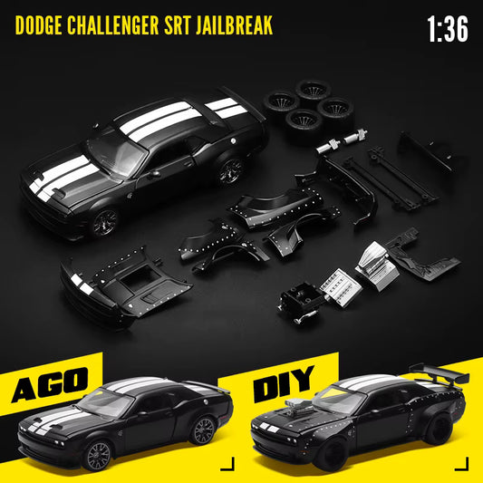 CCA 88733 MSZ 1:36 Dodge Challenger Modified Sports Diecast Car Model