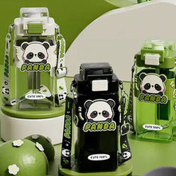 Cute panda bamboo style sipper 🐼- 650 ml - Kidspark