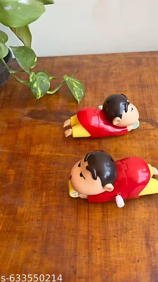 Shinchan Desk Toy | Cute Crawling Cartoon Figure