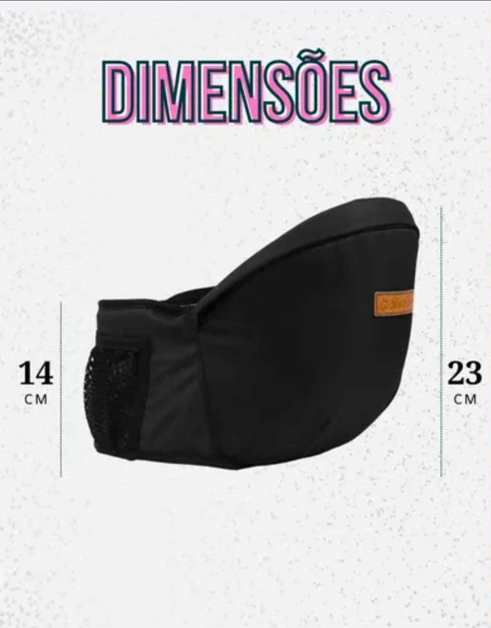 Kidspark up and away carrier | bottle holder | ergonomic 30‘ sit