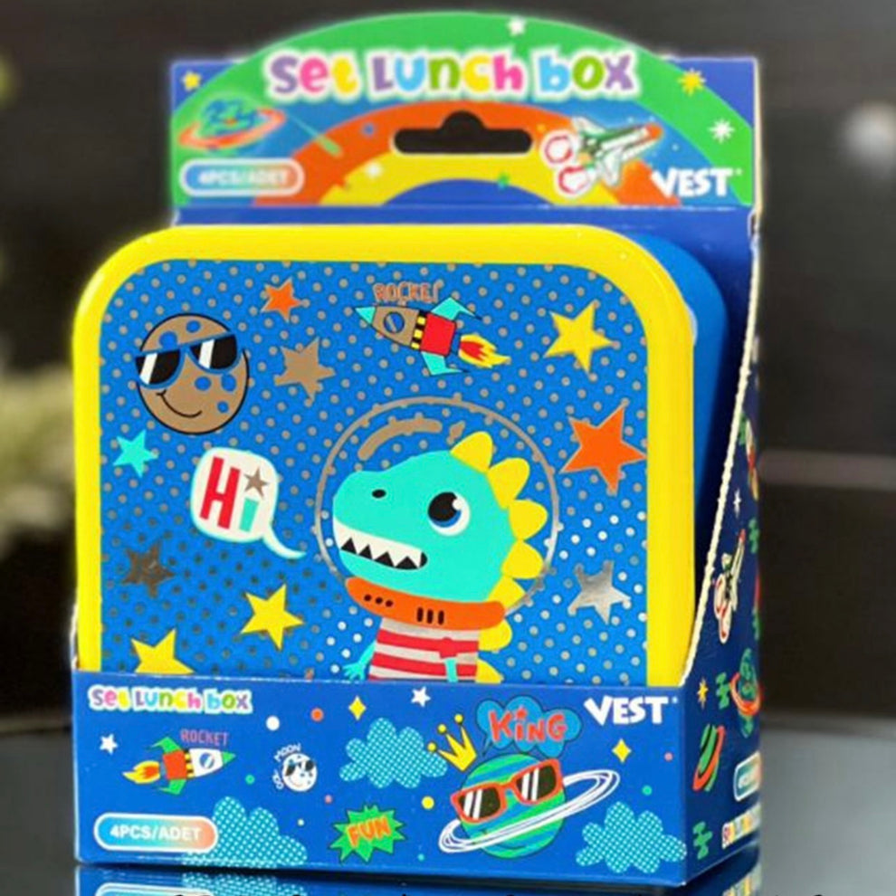 Vest - Lunchbox Set | 4pcs | BPA Free