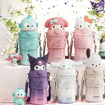 Cute Sanrio characters double wall insulated premium quality sippers- 560 ml - Kidspark