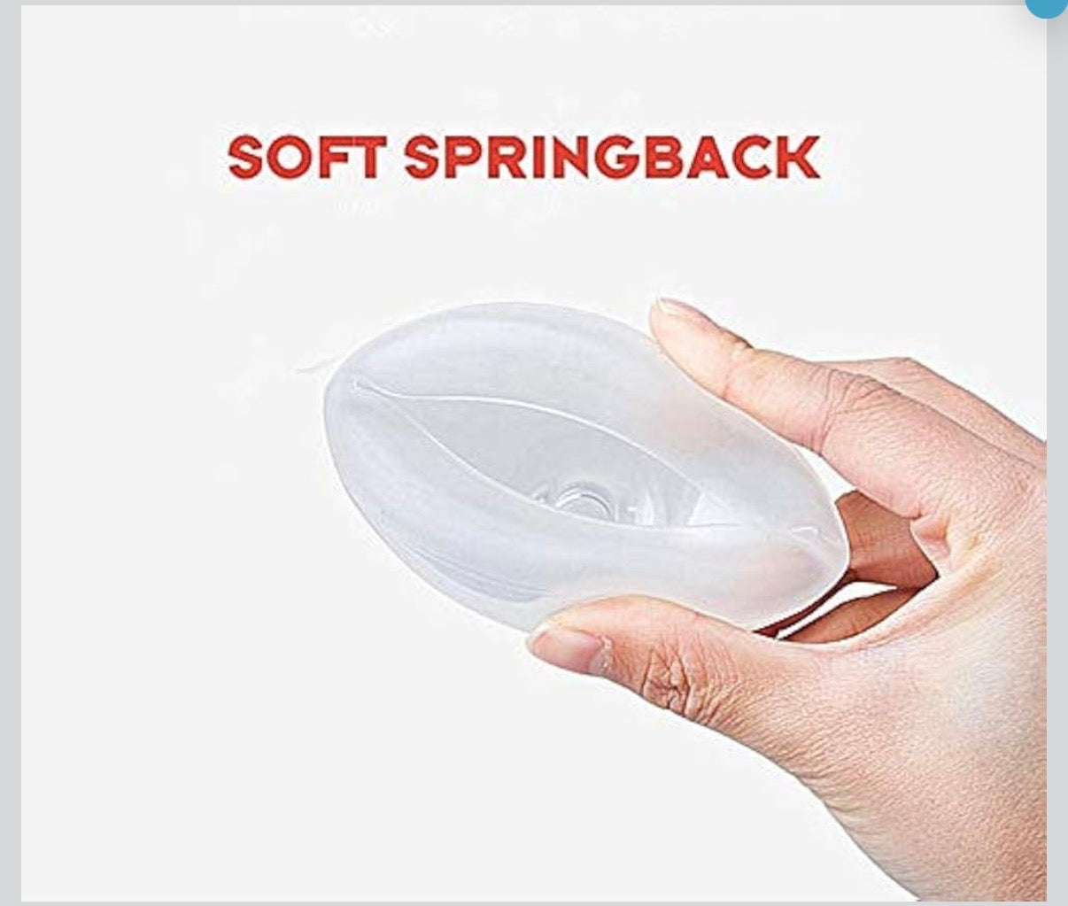 Silicone Palm Chest Percussion Cup | mucus sputum phlegem removal