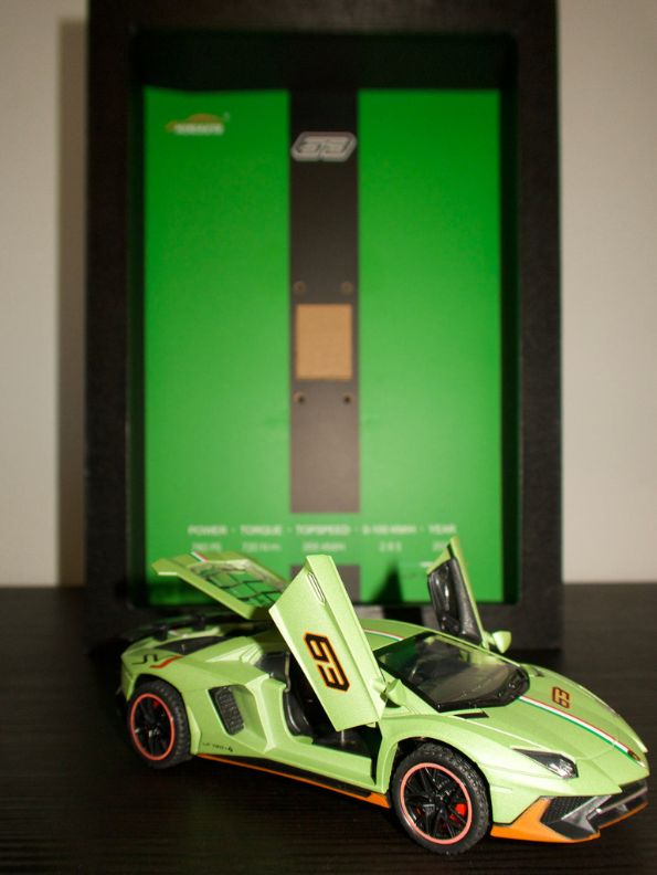 3D Sports Car Frames - 1:32 metal die cast Model
