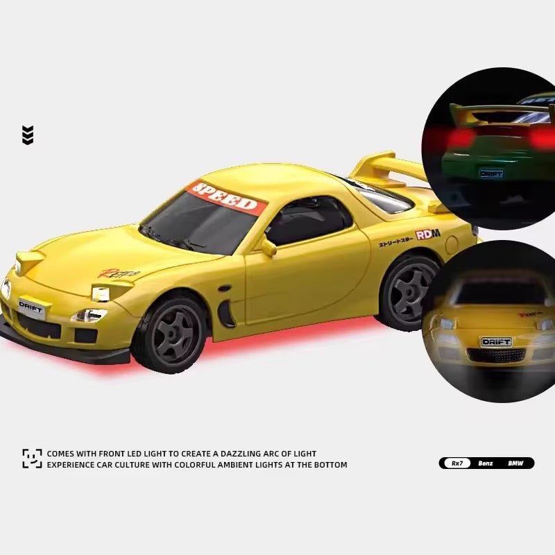 Whoosh metal RC car (RX7) |1 : 43| 4WD | Drift | 15km/H