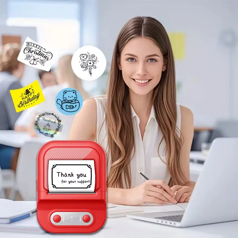 Portable 2 mini wireless 203 dpi thermal label printer