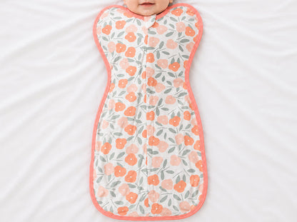 Kidspark Sleepie Pro | tulips Premium Baby Swaddle Wrap | 1 TOG | Soft Breathable Newborn Sleep Sack | Anti-Startle Sleep Wrap | 0-6 month