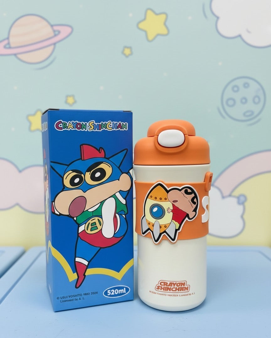 Shin chan steel insulated 520 mL bottle