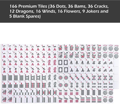 American Mahjong Classic Premium Set (166 premium tiles)