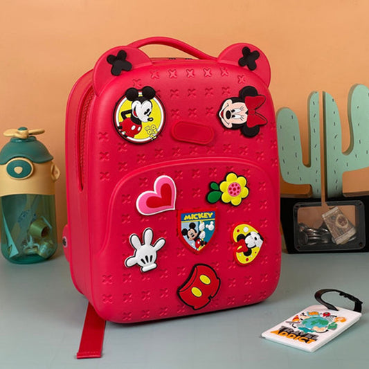 Crocs Style Silicone Backpack with DIY Jibbitz red