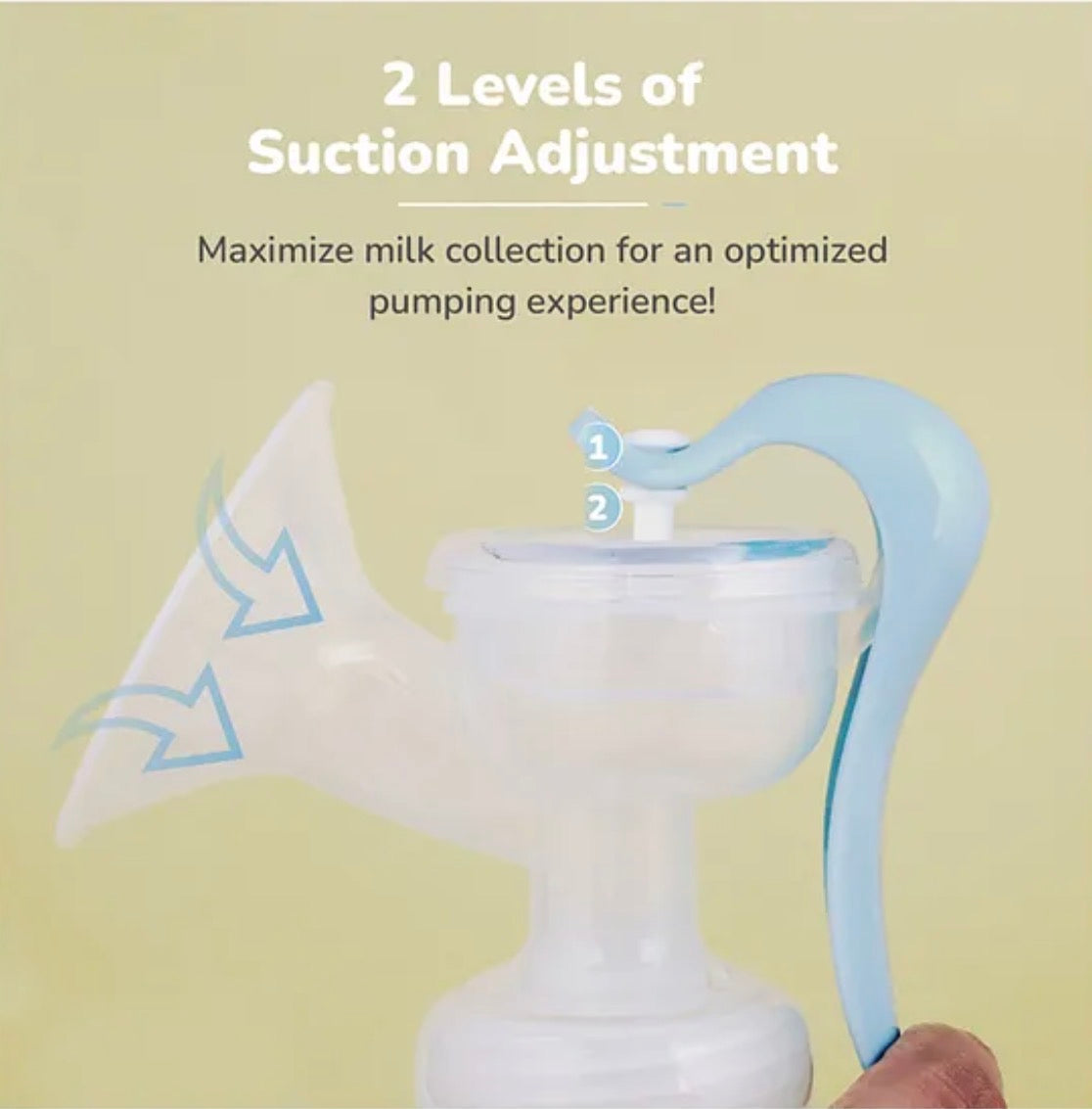 Kidspark cozy Manual breastpump | BPA free | Anti Backflow