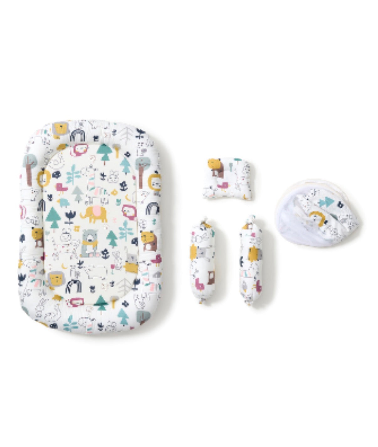 Kidspark neo | baby crib | mosquito net | side pillows