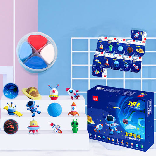 Space DIY adventure Air Dry Clay 1 pcs - Kidspark