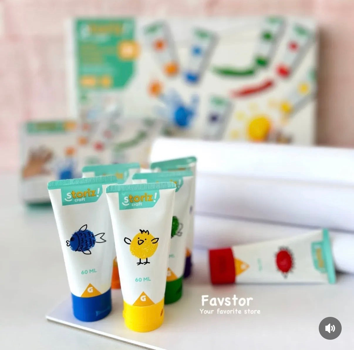 Storiz! Craft finger paint set