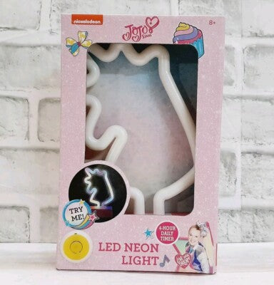 Jojo siwa’s unicorn LED neon light