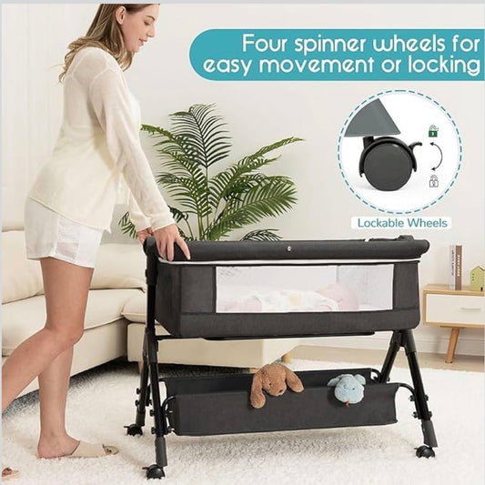 Kidspark Baby bassinet | 6 in 1 | cradle/cot | adjustable | storage