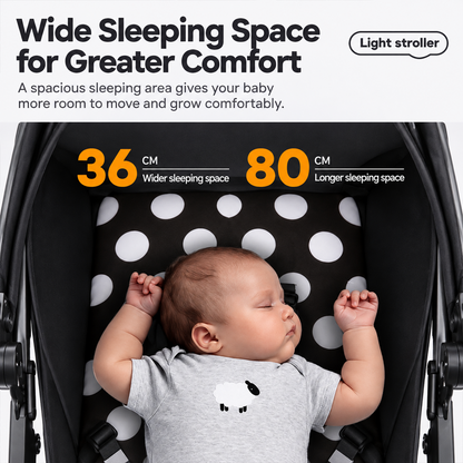Kidspark Bunny buddy stroller  | Lightweight | Travel friendly | one Click fold | 5 point safety