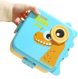 3D Dino plastic 5 compartment, leak-proof,800 ml lunchbox (BPA FREE) - Kidspark