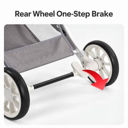 Kidspark Bellini baby stroller | High view reversible seat | All terrain wheels | sleekest design | luxury redefined