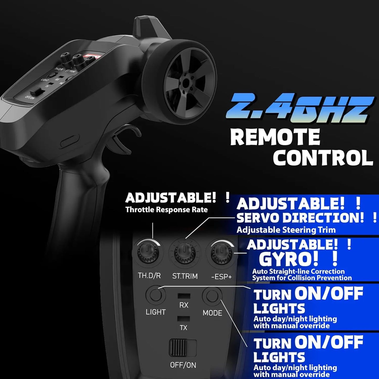 Whoosh metal RC car ( BMW E30 RTR )  |1 : 16 | Gyro | 4WD | Drift | 50km/H