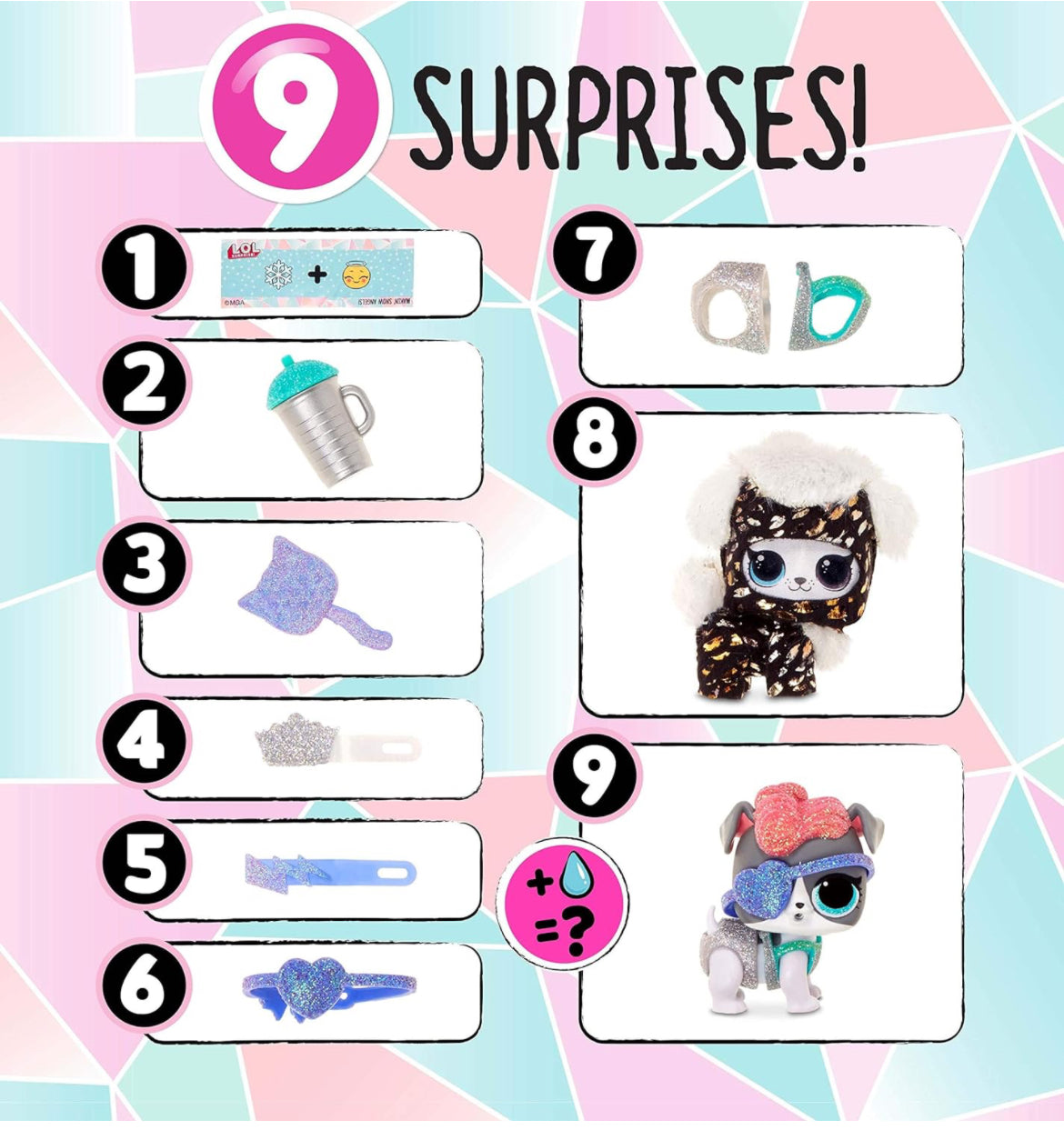 LOL surprise fluffy pets 9 surprise Doll, 3+years age - Kidspark