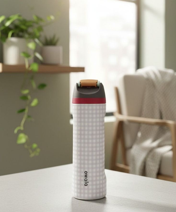 Owala | striped white | FreeSip - 710ml | 24 oz