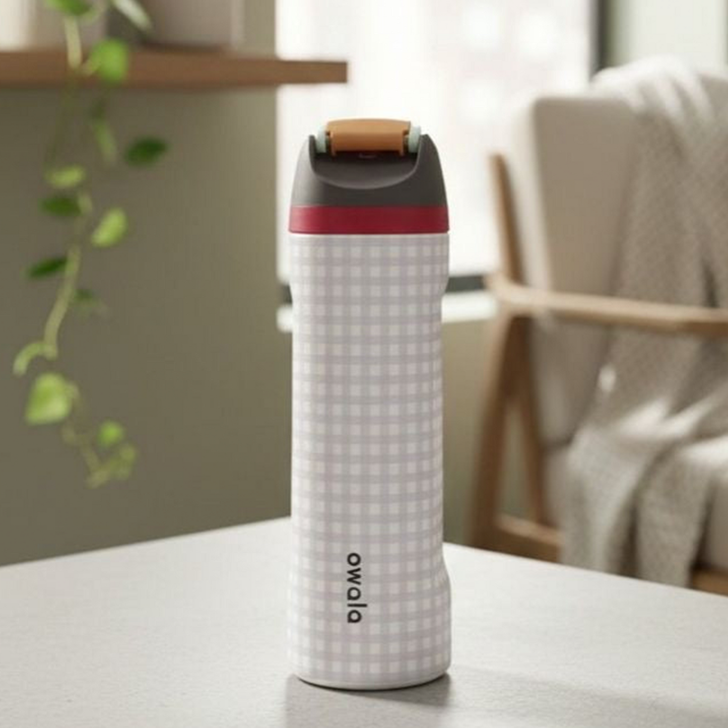 Owala | striped white | FreeSip - 710ml | 24 oz