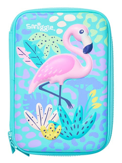 Smiggle embossed large pencil case (girls) - Kidspark