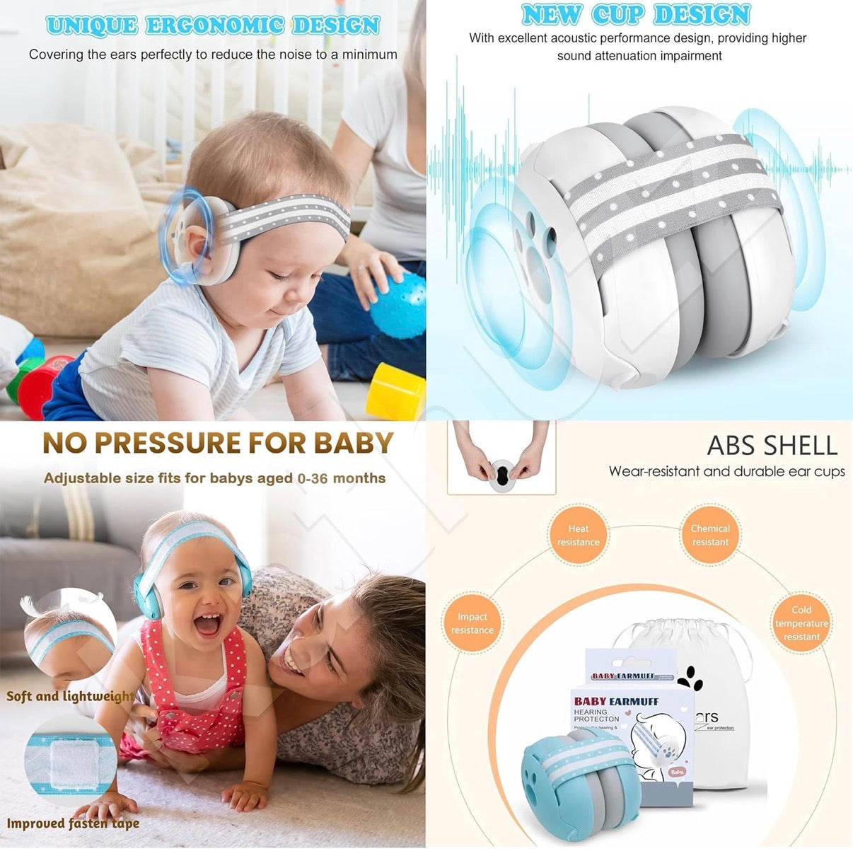 Baby Earmuff | Hearing Protection | flights & sleep made easy