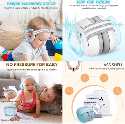 Baby Earmuff | Hearing Protection | flights/weddings & sleep made easy