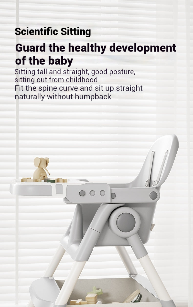 Kidspark Mk3 Highchair | 4 in 1 | feeding | storage | portable | EU standards highchair