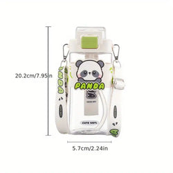 Cute panda bamboo style sipper 🐼- 650 ml - Kidspark