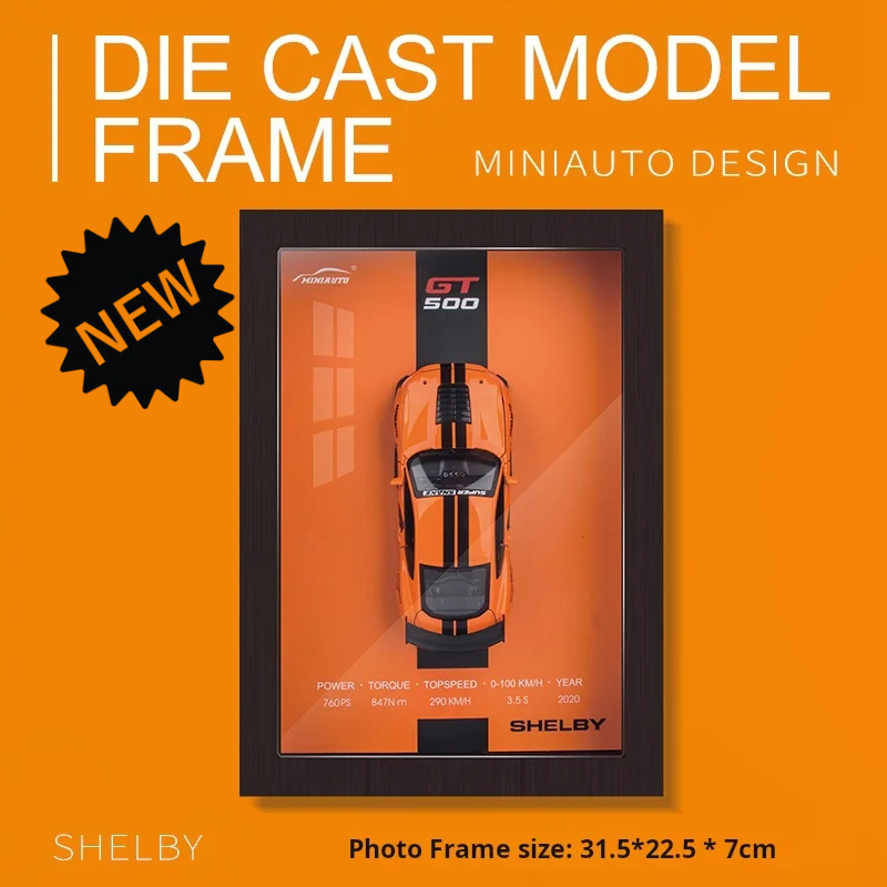 3D Sports Car Frames - 1:32 metal die cast Model