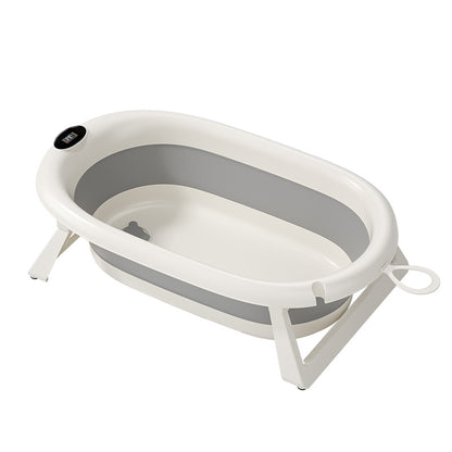 4 in 1 baby portable bath set | cushion | 2 x water ladle | Bucket | temperature monitor | EU standard quality