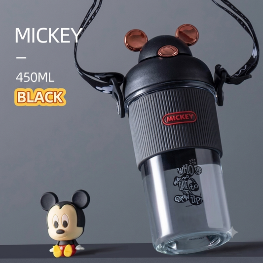 Mickey plastic water flask - 450 ml