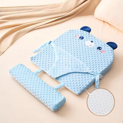 15° Incline Anti-Reflux Baby Lounger | Hip Support Cushion | recliner+ holder