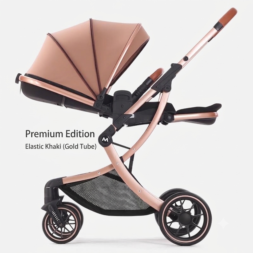 Kidspark Bellini baby stroller | High view reversible seat | All terrain wheels | sleekest design | luxury redefined