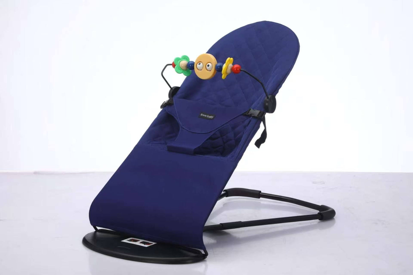 Kidspark Infant Natural Swing Bouncer | Compact | Foldable and Multi Recline Back | Removable Toybar/Fidget Bar | 0-9 months