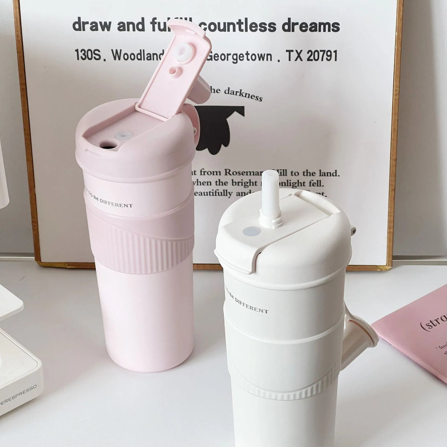 Just be different insulated steel water bottle